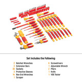 Order In - GEARWRENCH VDE Insulated Tool Set 1/4" and 3/8" Drive 72 Piece - GWVDE72