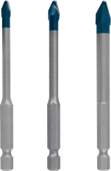 Order In - Bosch Expert Drill Bit Set Hard Ceramic 5/6/8 MM HEX-9 3 Piece - 2608902312