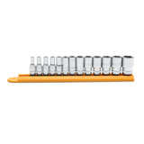 Order In - GEARWRENCH Mid Length Metric Socket Set 1/4" Drive 6 Point 13 Piece  - 80304S-06