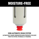 Order In - Jamec Pem Filter Regulator Compressed Air BSP Female 1/4" - 063023