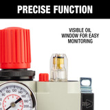 Order In - Jamec Pem Filter Regulator Lubricator Compressed Air BSP Female 1/4" - 063034
