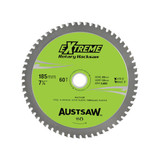 Order In - Austsaw Rotary Hacksaw Blade 185 MM 7"  Bore 20/16 MM 60 Teeth - RHS185201660