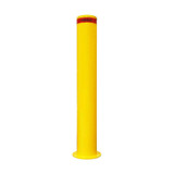 Order In - Gorilla Fixed Bollard 1500mm (D219mm) Thickness 5mm Surface Mounted - Yellow - BOL-FX-150.21