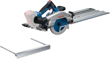 Bosch 18V 165mm Cross Cut Circular Saw Skin With Guide Rail GKS 18V-57-2 GX + FSN 440 X - 06016C1003