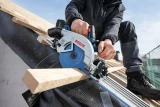 Bosch 18V 165mm Cross Cut Circular Saw Skin With Guide Rail GKS 18V-57-2 GX + FSN 440 X - 06016C1003