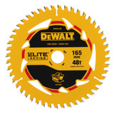 Order In - DeWalt ELITE Fine Finish Plunge Saw Blade 48T 165 MM - DT4101-QZ
