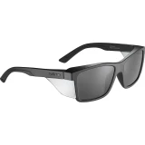 Order In - Bolle Safety STKS 420 Large - Smoke PC Lens - PLATINUM (ASAF) - Matte Black PC Temples/Frame - STL42N23A