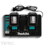 Makita 18V 2 x 5.0ah Battery & Dual Port Charger Combo - 198928-5