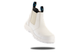 Order In - Bata Hercules White Microfibre Slip On Safety Boot -80412514