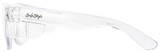 Order In - SafeStyle Classics CCC100 Safety Glasses -UV400 - Clear Frame - Clear Lens
