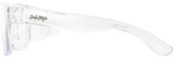 Order In - SafeStyle Fusions FCC100 Safety Glasses - UV400 - Clear Frame -Clear Lens