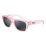 Order In - SafeStyle Fusions FPP100 Safety Glasses - UV400 - Pink Frame - Polarised Lens
