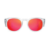 Order In - SafeStyle Cruisers CRCRP100 Safety Glasses - Clear Frame - Mirror Red Polarised Lens