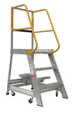 Order In - Picking Ladder - Industrial - Aluminium- 0.9m Height - 200kg Load Rating- Gorilla Ladders
