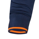 Order In - Workhorse MSH102 Men's Two-Tone High Visibility Long Sleeve Polo - Polyester - Orange/Navy