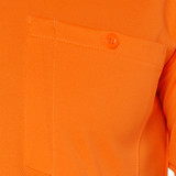 Order In - Workhorse MSH103 Polo - Men's Two-Tone - High Visibility - Short Sleeve - Polyester - Orange/Navy