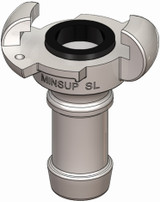 Order In - Minsup Surelock Claw Coupling - Stainless Steel - Hose End - 2" - SH50STS