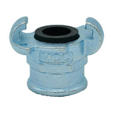 Order In - MCC Coupling Claw - S Type - 1045 Steel/Ductile Iron - BSP Female - Zinc Plated - 25mm - MCS025F