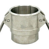 Order In - MCC Camlock Female Coupler - Type D - 316 Stainless Steel - 20mm BSP Female - D075SS