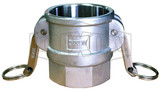 Order In - Dixon Camlock Coupler - Type D - Female X Female BSP - Stainless steel - 50mm - SS200D