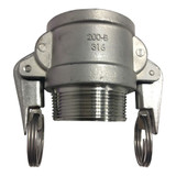 Order In -MCC Camlock Coupler - B Type - Stainless Steel - BSP Male - 50mm - B200SSPL