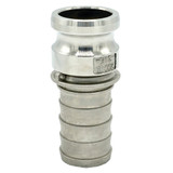 Order In -MCC Camlock Male Adaptor/Hose - Type E - 316 Stainless Steel - 25mm - E100SS