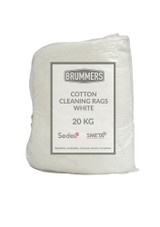Order In -BRUMMERS - Cotton Cleaning Rags - White - 20kg