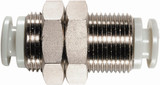 Order In - SMC - Resin Fitting - Bulkhead - 1/4" x 1/4" - KQ2E07-00MA