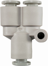 Order In - SMC - Resin Fitting - Y Joiner - 1/4" - KQ2U07-00A