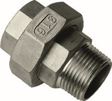 Order In - AAP TubeFit Union - 316 Stainless Steel - BSP Male & Female - 3/4inch - SSU20MF