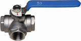 Order In - Valve Ball Screw T/Port - SS316 - 25mm - SS3WT025