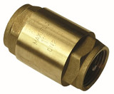 Order In - AAP Valve - Poppet - Spring Check - Bsp - Stainless Steel - Brass - 3/4inch - VBCE20