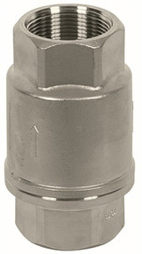 Order In - Zetco Check Valve - Spring - Screw - 316 Stainless Steel - 10mm - 1940010
