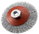 Order In - SIT BC090.02 Steel Crimped Wire Bevel Brush - 95 X 10mm