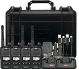 Order In - GME TX677QP UHF CB Handheld Radio - 2 Watt - w/Accessories - USB Charging -  Black - Quad Pack