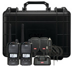 Order In - GME TX6165TP Handheld Radio UHF CB Twin Pack w/Accessories - 5/1W IP67 - Black