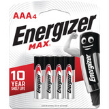 Order In - Energizer E92BP4TN Battery - Max Alkaline - AAA - Pack of 4