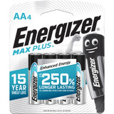 Order In - Energizer E000000600 - Max Plus Alkaline Battery AA - 4 Pack