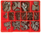 Order In - Champion Fasteners Woodruff Key Kit - 177 Piece - 3/32 to 3/8" - CA177 - Champion