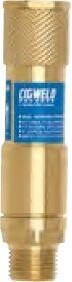 Order In - Cigweld 308363 Comet F6Q Torch End Quick Connect Oxygen Flashback Arrestor - 5/8-18" UNF RH