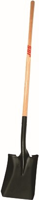 Order In - JBS SSMS-LHT Square Mouth Shovel with Long Handle - Timber - 265mm Blade - 1215mm Handle