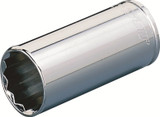 Order In - 1/2 Square Drive Deep Socket - Double Hex - A/F - 5/8 - JBS