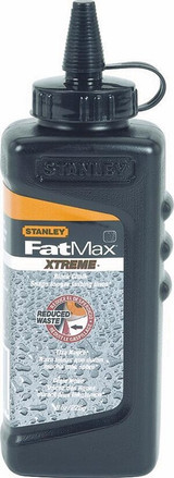 Order In - Stanley FatMax Marking Chalk Refill - Waterproof - 227 g - Black - 47-822 - Xtreme