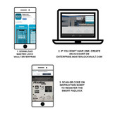 Order In - Master Lock - Bluetooth® Key Safe Enterprise Wallmount
