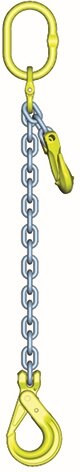 Order In - Bullivants Chain Sling - Single Leg - Self Colour - 8mm x 2m