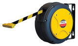 Order In - Alemlube BR50020C Barrier Reel - Rectractable - Yellow/Black Tape - 16m