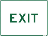 Order In - PROSAFE Construction Sign - Directional - Exit Cp - Polypropylene - 600mm x 450mm