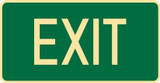 Order In - PROSAFE Exit & Evacuation Sign - Exit - Polypropylene - 350mm x 180mm