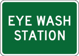 Order In - PROSAFE Emergency Information Sign - Eye Wash Station - Self Adhesive Vinyl - 250mm x 180mm