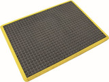 Order In - MatTek - Air Grid Anti Fatigue Mat - 900 x 1200 x 14mm - AG34YEL - Black/Yellow